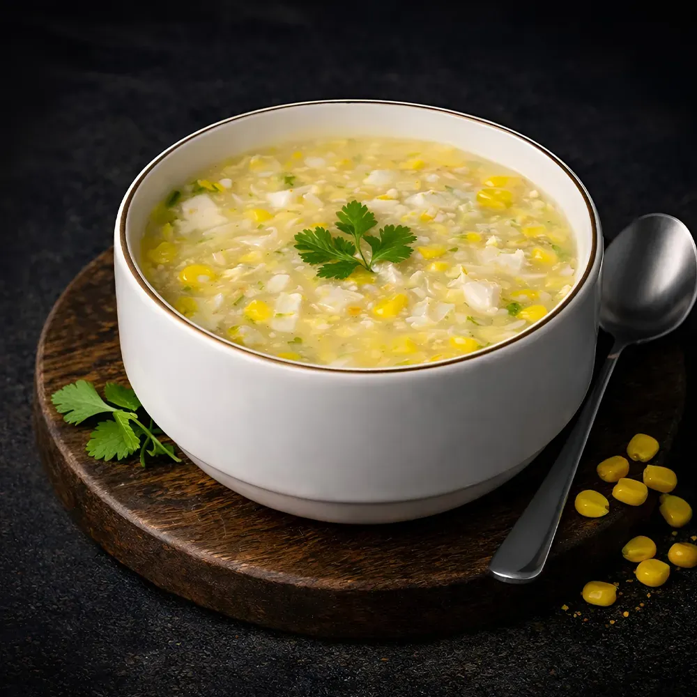 Sweet Corn Chicken Soup
