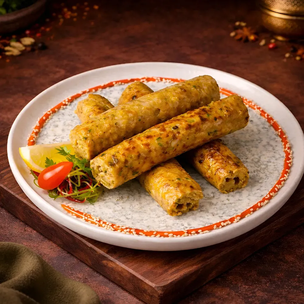 Rampuri Chicken Seekh Kebab