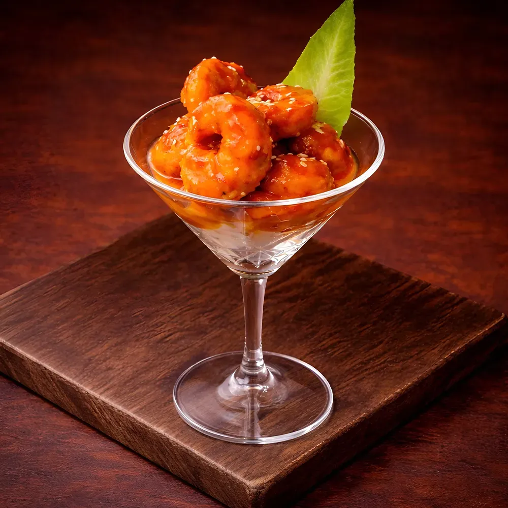 Honey Chili Prawns